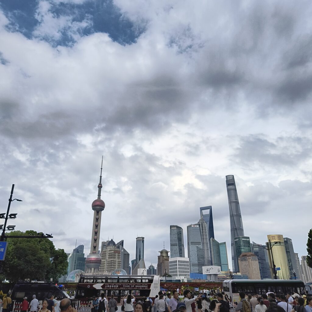 黄浦江　外灘（ワイタン）